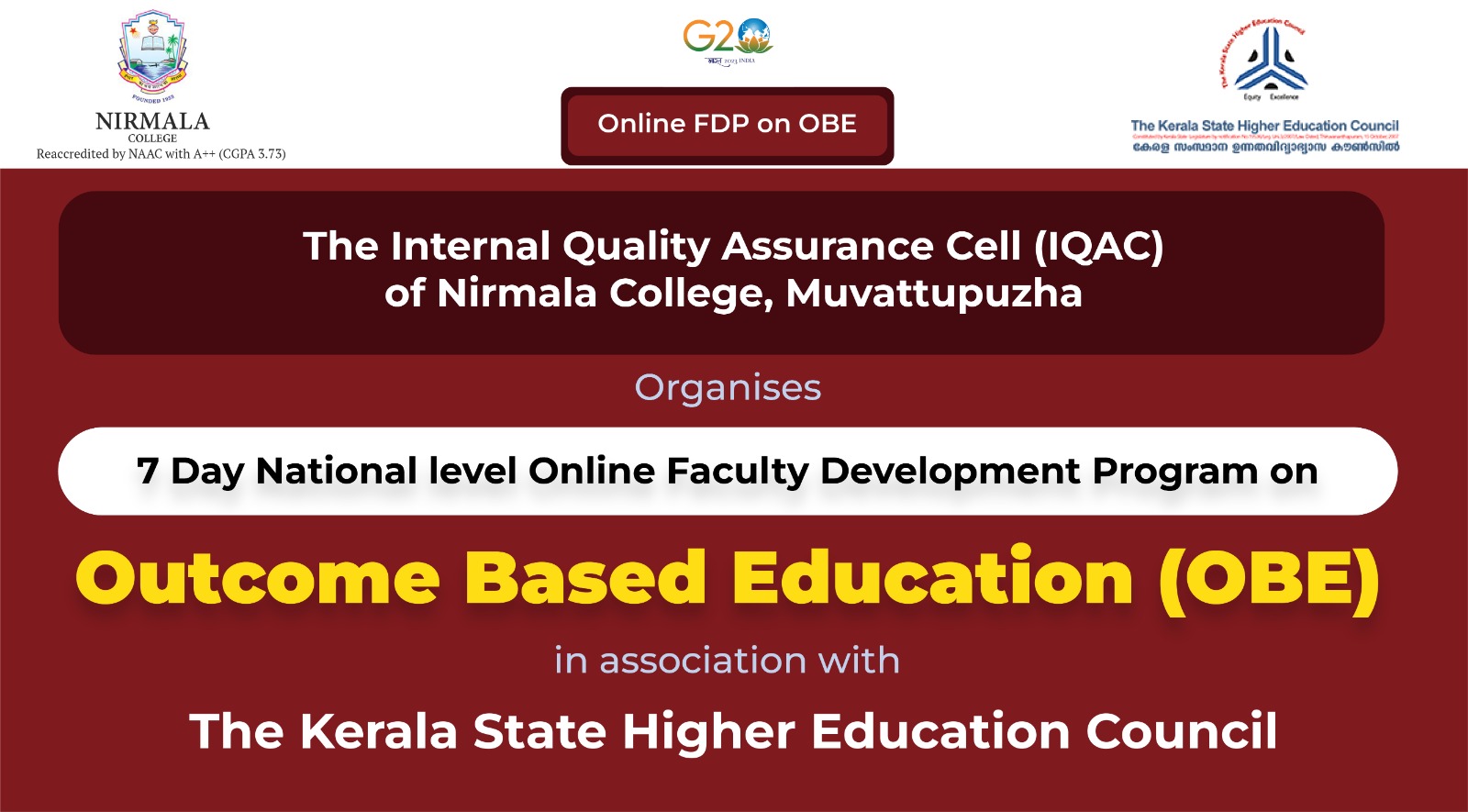fdp-on-obe-at-nirmala-college