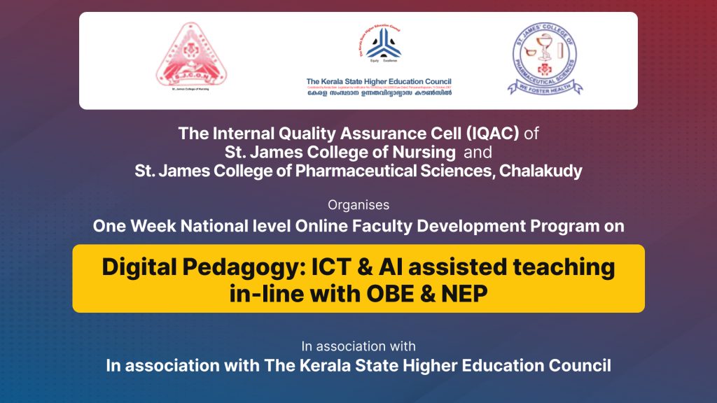fdp-on-digital-pedagogy-ict-ai-assisted-teaching-in-line-with-obe-nep-st-james-college-chalakudy